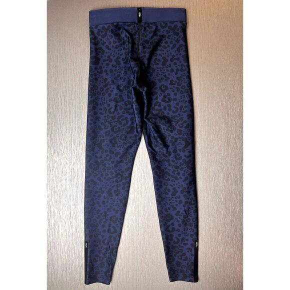 COR by ULTRACOR Capri Leggings Blue/Black Leopard Print Size Small - Picture 4 of 6